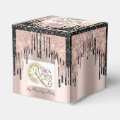 包装ロゴバラブラック美しいドリップスフェイスボックス フェイバーボックス (裏面サイド)