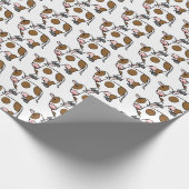 包装紙おもしろい – 牛 ラッピングペーパー (角)