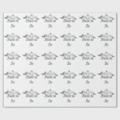 包装紙があるパーソナライズな花嫁 ラッピングペーパー (フラット)