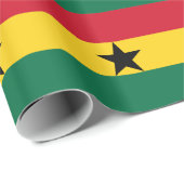 包装紙とガーナ国旗 ラッピングペーパー (ロールコーナー)