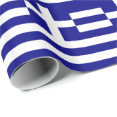 包装紙とギリシャ国旗 ラッピングペーパー (ロールコーナー)