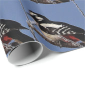 包装紙のキツツキ ラッピングペーパー (ロールコーナー)