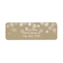 包装紙のシンプルで素朴な結婚式招待状