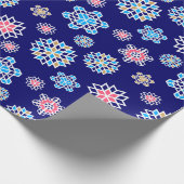 包装紙のメリークリスマス ラッピングペーパー (角)