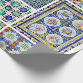 包装紙のモザイク ラッピングペーパー (角)