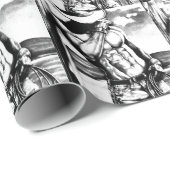 包装紙のロープを持つ元の芸術のカウボーイ ラッピングペーパー (ロールコーナー)