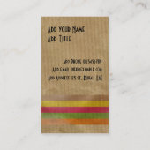 包装紙の名刺 名刺 (裏面)