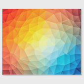 包装紙の多角形パターンデザイン ラッピングペーパー (フラット)