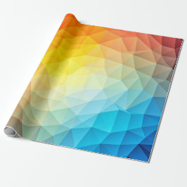 包装紙の多角形パターンデザイン ラッピングペーパー