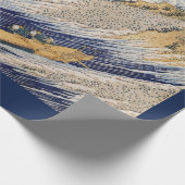 包装紙の日本人の波 ラッピングペーパー (角)