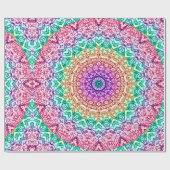 包装紙の曼荼羅のMehndiの新しいスタイルG379 ラッピングペーパー (フラット)