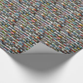 包装紙は機関車を訓練します ラッピングペーパー (角)