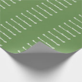 包装紙は"これではないですクリスマスのギフト" ラッピングペーパー (角)