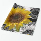 包装紙ひまわり ラッピングペーパー (アンロールド)