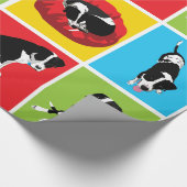 包装紙をピット・ブル家庭で ラッピングペーパー (角)