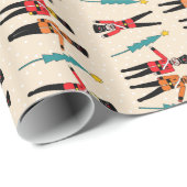 包装紙を踊るくるみ割り ラッピングペーパー (ロールコーナー)