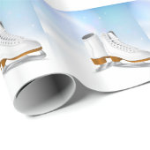 包装紙アイススケートします ラッピングペーパー (ロールコーナー)