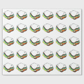 包装紙サンドイッチ ラッピングペーパー (フラット)