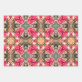 包装紙シート – モダンクリスマスデザイン ラッピングペーパーシート (正面)