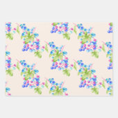 包装紙セットの磁器の実 ラッピングペーパーシート (正面3)