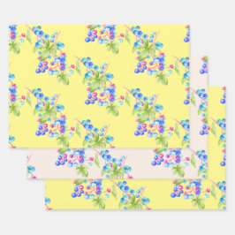 包装紙セットの磁器の実 ラッピングペーパーシート