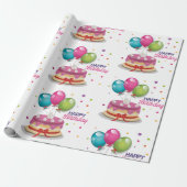 包装紙ハッピーバースデー包装紙 ラッピングペーパー (アンロールド)