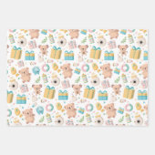 包装紙ベビー物 ラッピングペーパーシート (正面)