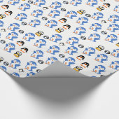 包装紙ペンギン ラッピングペーパー (角)