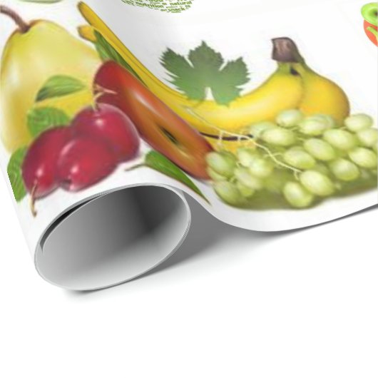 包装紙健康食品 ラッピングペーパー (ロールコーナー)