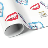 包装紙歯科医 ラッピングペーパー (ロールコーナー)