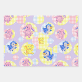 包装紙玩具動物 ラッピングペーパーシート