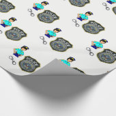 包装紙警察女性 ラッピングペーパー (角)