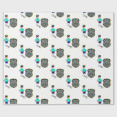 包装紙警察女性 ラッピングペーパー (フラット)