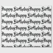 包装紙 - お誕生日おめでとう (フラット)