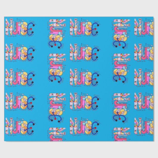 包装紙 – ギフトナース (フラット)