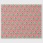 包装紙 – クリスマスキャンディI (フラット)