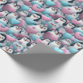 包装紙 – トランスジェンダープライドペンギン2 (角)