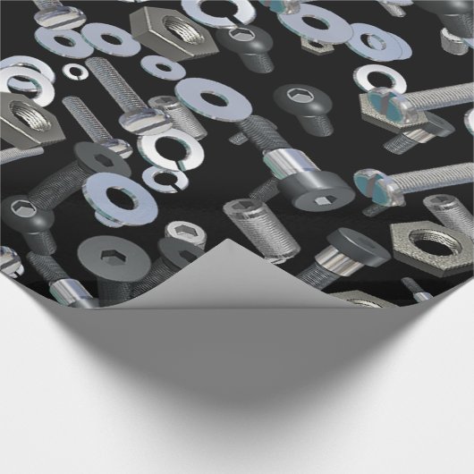 包装紙 – ナットとボルト (コーナー)