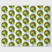 包装紙-ハッピーバースデーYouパーティー動物 ラッピングペーパー (フラット)