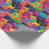 包装紙-プライド猫3 ラッピングペーパー (角)