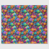 包装紙-プライド魚1 ラッピングペーパー (フラット)