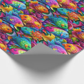 包装紙-プライド魚1 ラッピングペーパー (角)