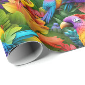 包装紙-プライド鳥1 ラッピングペーパー (ロールコーナー)