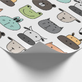 包装紙 – 動物顔 (角)