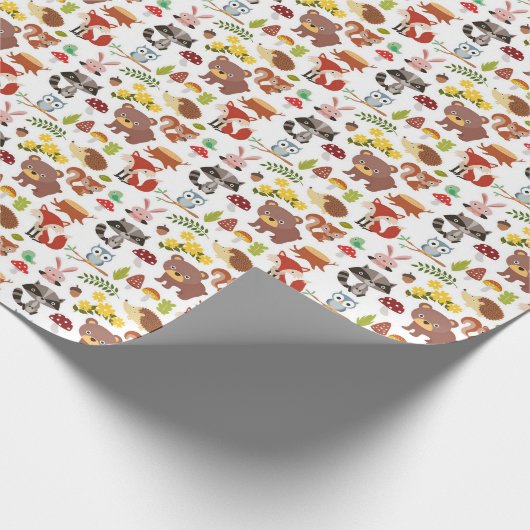 包装紙 – 森林動物 (角)