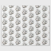 包装紙、狩り、贈り物 ラッピングペーパー (フラット)