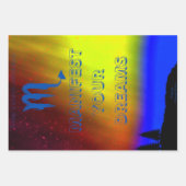 包装紙-蠍座 – 夢を見せる ラッピングペーパーシート (正面2)