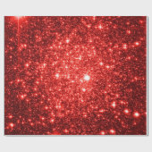 包装紙 赤い星 (フラット)