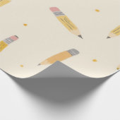 包装紙（鉛筆を使った鉛筆模様） ラッピングペーパー (角)