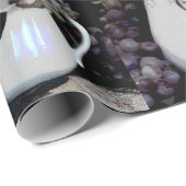 包装紙Rl 6'投手、葡萄と花 ラッピングペーパー (ロールコーナー)